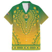 Personalized South Africa African Dashiki Family Matching Off The Shoulder Long Sleeve Dress and Hawaiian Shirt - Wonder Print Shop