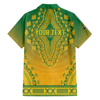 Personalized South Africa African Dashiki Family Matching Off The Shoulder Long Sleeve Dress and Hawaiian Shirt - Wonder Print Shop