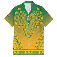 Personalized South Africa African Dashiki Family Matching Short Sleeve Bodycon Dress and Hawaiian Shirt - Wonder Print Shop