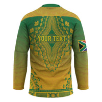 Personalized South Africa African Dashiki Hockey Jersey - Wonder Print Shop