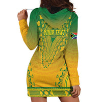 Personalized South Africa African Dashiki Hoodie Dress - Wonder Print Shop