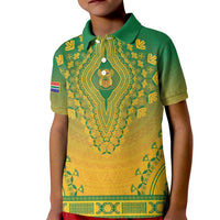 Personalized South Africa African Dashiki Kid Polo Shirt - Wonder Print Shop