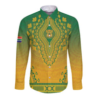 Personalized South Africa African Dashiki Long Sleeve Button Shirt - Wonder Print Shop
