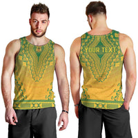 Personalized South Africa African Dashiki Men Tank Top - Wonder Print Shop