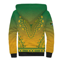 Personalized South Africa African Dashiki Sherpa Hoodie - Wonder Print Shop