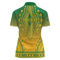 Personalized South Africa African Dashiki Women Polo Shirt - Wonder Print Shop
