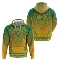 Personalized South Africa African Dashiki Zip Hoodie - Wonder Print Shop