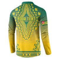 Personalized Togo African Dashiki Button Sweatshirt - Wonder Print Shop