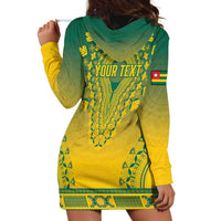 Personalized Togo African Dashiki Hoodie Dress - Wonder Print Shop
