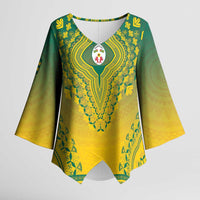 Personalized Togo African Dashiki Kimono Sleeve Blouse - Wonder Print Shop