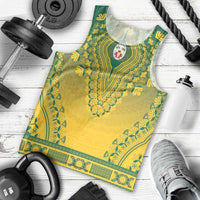 Personalized Togo African Dashiki Men Tank Top - Wonder Print Shop