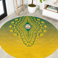 Togo African Dashiki Round Carpet - Wonder Print Shop