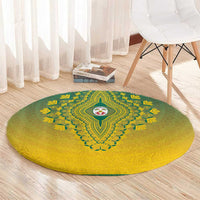 Togo African Dashiki Round Carpet - Wonder Print Shop