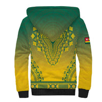 Personalized Togo African Dashiki Sherpa Hoodie - Wonder Print Shop