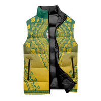 Personalized Togo African Dashiki Sleeveless Puffer Jacket - Wonder Print Shop
