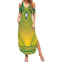 Personalized Togo African Dashiki Summer Maxi Dress - Wonder Print Shop
