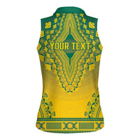 Personalized Togo African Dashiki Women Sleeveless Polo Shirt - Wonder Print Shop