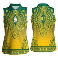 Personalized Togo African Dashiki Women Sleeveless Polo Shirt - Wonder Print Shop