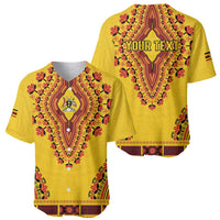 Personalized Uganda African Dashiki Baseball Jersey - Wonder Print Shop