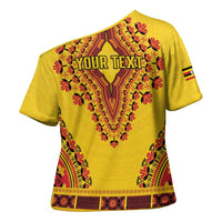 Personalized Uganda African Dashiki Cross Shoulder Shirt - Wonder Print Shop