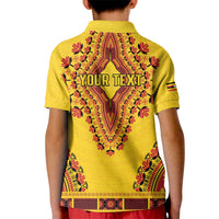 Personalized Uganda African Dashiki Kid Polo Shirt - Wonder Print Shop