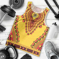 Personalized Uganda African Dashiki Men Tank Top - Wonder Print Shop