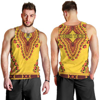 Personalized Uganda African Dashiki Men Tank Top - Wonder Print Shop