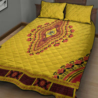 Uganda African Dashiki Quilt Bed Set - Wonder Print Shop