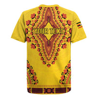 Personalized Uganda African Dashiki Rugby Jersey - Wonder Print Shop