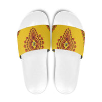 Uganda African Dashiki Slide Sandals - Wonder Print Shop