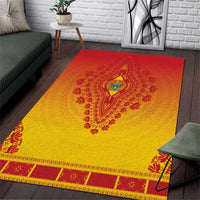 Zimbabwe African Dashiki Area Rug - Wonder Print Shop