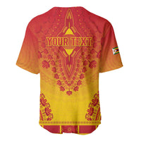 Personalized Zimbabwe African Dashiki Baseball Jersey - Wonder Print Shop