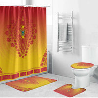 Zimbabwe African Dashiki Bathroom Set - Wonder Print Shop