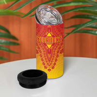 Personalized Zimbabwe African Dashiki 4 in 1 Can Cooler Tumbler - Wonder Print Shop