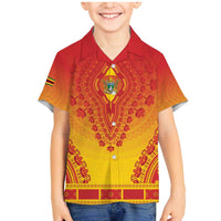 Personalized Zimbabwe African Dashiki Family Matching Mermaid Dress and Hawaiian Shirt - Wonder Print Shop