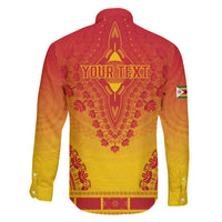 Personalized Zimbabwe African Dashiki Family Matching Off The Shoulder Long Sleeve Dress and Hawaiian Shirt - Wonder Print Shop