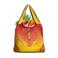 Zimbabwe African Dashiki Grocery Bag - Wonder Print Shop