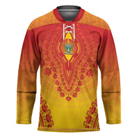 Personalized Zimbabwe African Dashiki Hockey Jersey - Wonder Print Shop