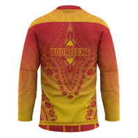 Personalized Zimbabwe African Dashiki Hockey Jersey - Wonder Print Shop