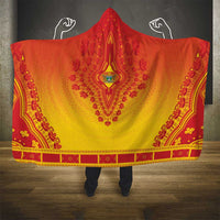 Zimbabwe African Dashiki Hooded Blanket - Wonder Print Shop