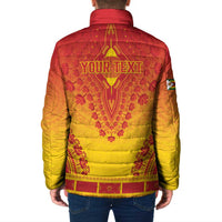 Personalized Zimbabwe African Dashiki Padded Jacket - Wonder Print Shop