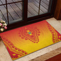 Zimbabwe African Dashiki Rubber Doormat - Wonder Print Shop