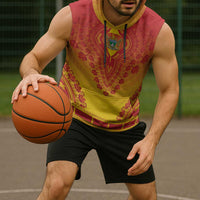 Personalized Zimbabwe African Dashiki Sleeveless Hoodie - Wonder Print Shop