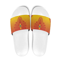 Zimbabwe African Dashiki Slide Sandals - Wonder Print Shop