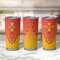 Personalized Zimbabwe African Dashiki Tumbler Cup - Wonder Print Shop