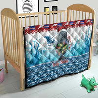 Personalised Cape Verde Christmas Quilt Manatee Feliz Natal - Wonder Print Shop