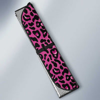Black Her Story Auto Sun Shade Faith Pink Leopard - Wonder Print Shop