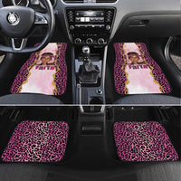 Black Her Story Car Mats Faith Pink Leopard - Wonder Print Shop
