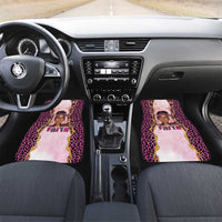Black Her Story Car Mats Faith Pink Leopard - Wonder Print Shop