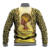 Black Her Story Baseball Jacket A Queen Turns Pain Into Power - Wonder Print Shop